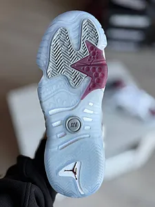 Nike Air Jordan Jumpman Two Trey бордово-білі - white, розмір 38 - фото 8