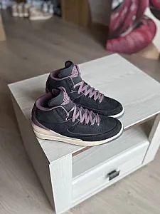 Nike Air Jordan Retro 2 чорно-фіолетові - black, розмір 43 - фото 8