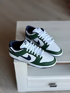 Nike Dunk Low White/Green - multicolor, розмір 45 - фото 4