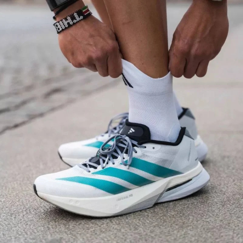 Adidas Adizero Boston 13 білі - white, розмір 38