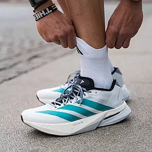Adidas Adizero Boston 13 білі - white, розмір 38 - фото 1