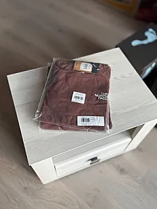 The North Face лонгслів коричневий - brown, розмір M - фото 5