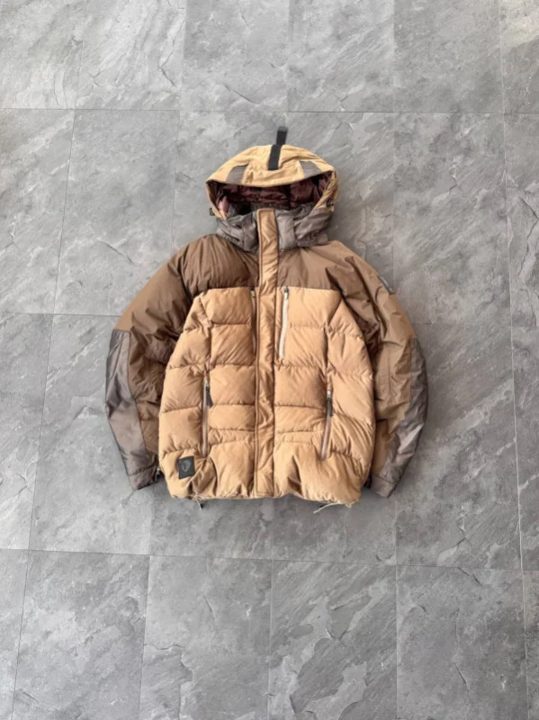 BLACKYAK пуховик бежево-коричневий - beige, розмір XL