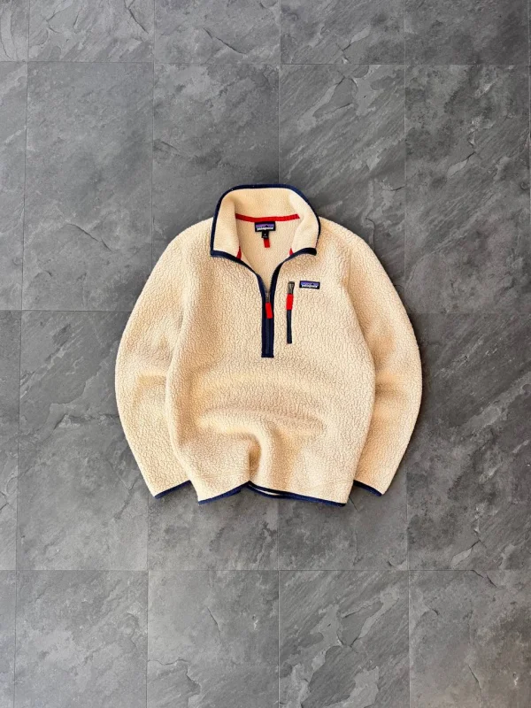Patagonia фліс шерпа кремовий - beige, розмір M