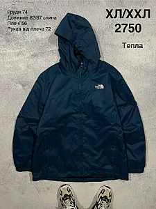 The North Face тепла куртка темно-синя - blue, розмір XL - фото 1