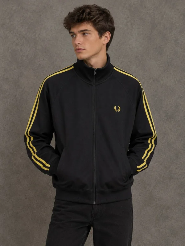 Fred Perry спортивна кофта чорна - black, розмір M