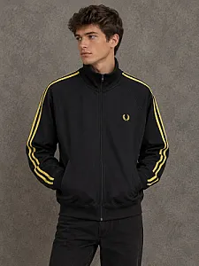 Fred Perry спортивна кофта чорна - black, розмір M - фото 1