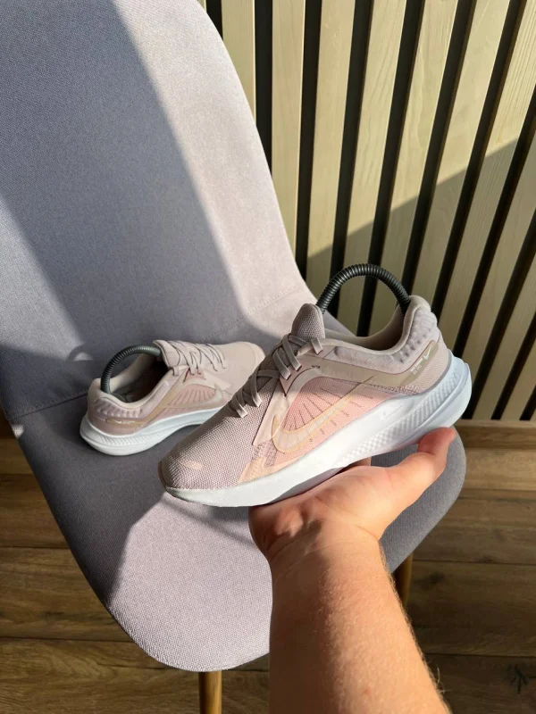 Nike Downshifter 12 рожево-бежеві - pink, розмір 36