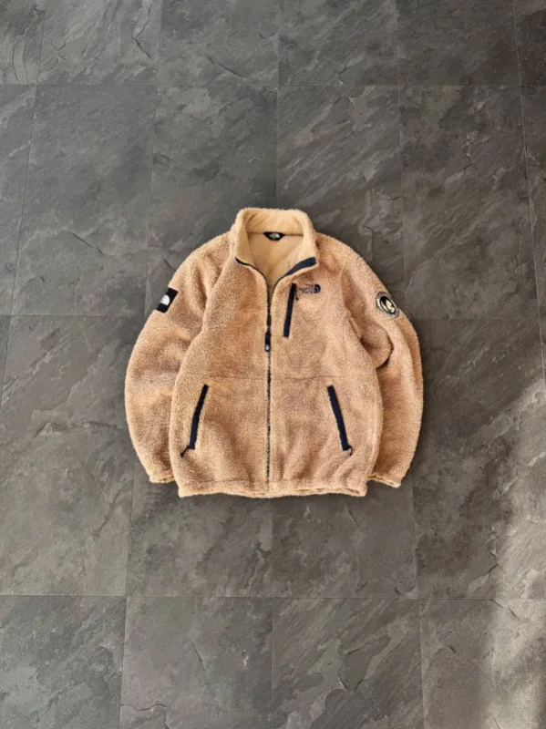 The North Face флісова куртка бежева - beige, розмір XS
