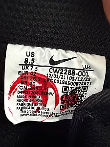 Nike Air Force 1 Low чорні - black, розмір 42 - фото 5
