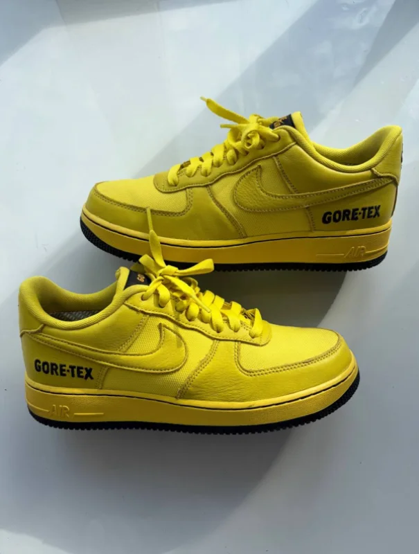 Nike Air Force 1 Low Gore-Tex жовті - yellow, розмір 41