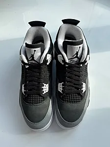 Nike Air Jordan 4 Retro Fear сірі - grey, розмір 43 - фото 2