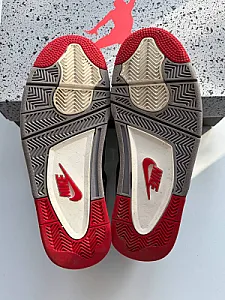 Nike Air Jordan 4 Retro Bred Reimagined чорні - black, розмір 41 - фото 6