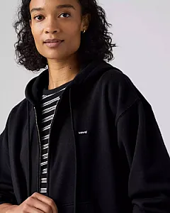 Levi's зіп-худі чорне - black, розмір XS - фото 4