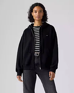 Levi's зіп-худі чорне - black, розмір XS - фото 5