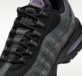 Nike Air Max 95 Big Bubble Violet чорні - black, розмір 40 - фото 3