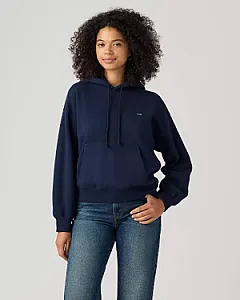 Levi's худі темно-синє - blue, розмір S - фото 4