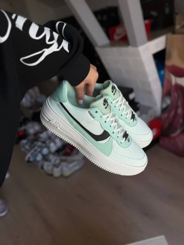 Nike Air Force 1 PLT.AF.ORM м'ятно-білі - green, розмір 42
