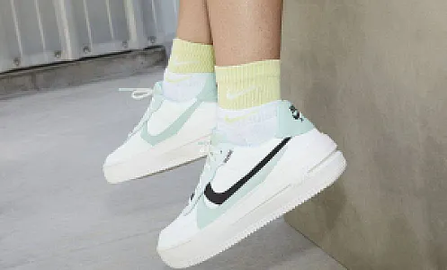 Nike Air Force 1 PLT.AF.ORM м'ятно-білі - green, розмір 42 - фото 3