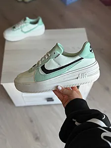 Nike Air Force 1 PLT.AF.ORM м'ятно-білі - green, розмір 42 - фото 4