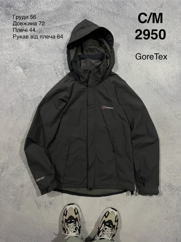 Berghaus куртка Gore-Tex чорна - black, розмір S