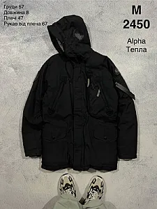 Alpha Industries куртка з капюшоном чорна - black, розмір M - фото 1
