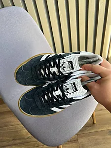Adidas Gazelle чорні - black, розмір 38 - фото 3
